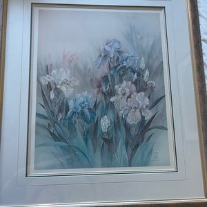 Lena Lui limited edition painting. Signed and numbered     framed artwork.